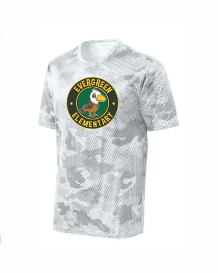Camo Hex Tee Circle Design